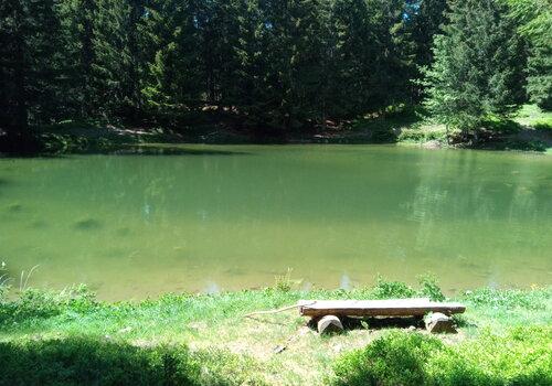 banc au bord de l'eau