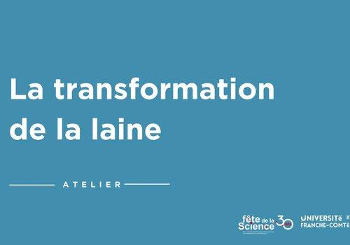 Transformation de la laine