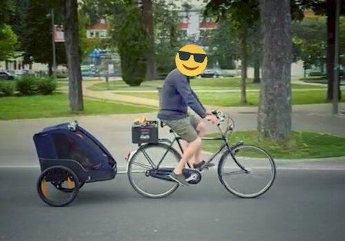 Cycliste, verdure et sourire !