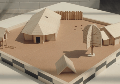 Une maquette pour comprendre l'archéologie préventive