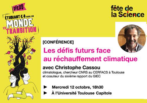 Conférence de Christophe Cassou, climatologue