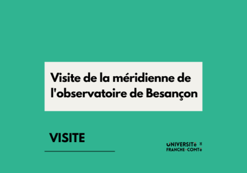 Visite de la méridienne de l'observatoire de Besançon