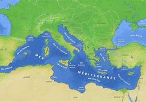 Carte Méditerranée