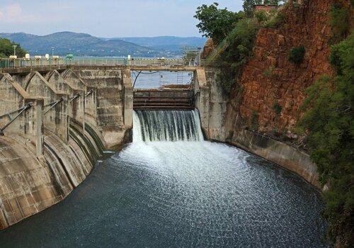 Photo d'un barrage hydrolique