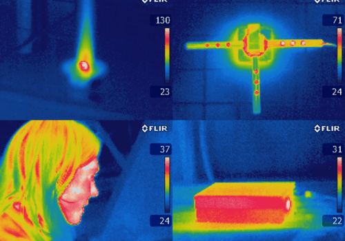 Images thermiques par caméra IR