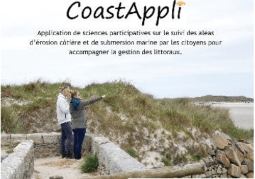 Suivi photographique avec l'application CoastAppli sur la plage de Nodéven (commune de Guissény, Finistère)ux problématiques d'érosion côtières et de submersion marine.