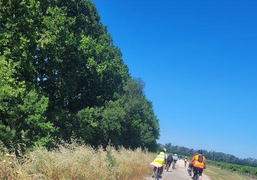 Sortie vélo sur un site du SYMADREM