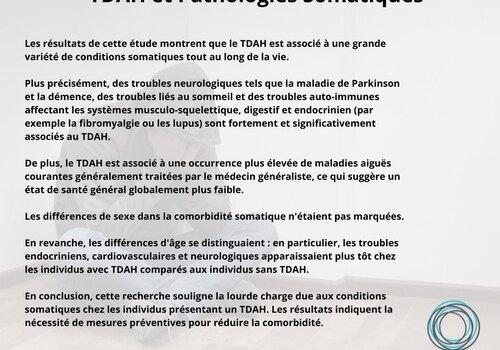 Etude démontrant l'impact santé des porteurs de TDAH