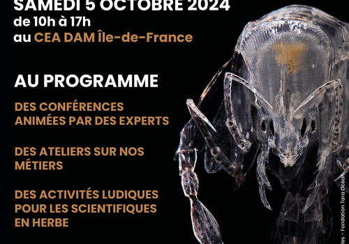 Affiche de la Fête de la Science 2024 du CEA DAM Île-de-France