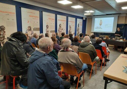 Photo conférence au Jardin archéologique de Saint-Acheul