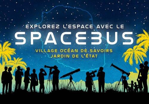 Bannière Spacebus au Jardin de l’État