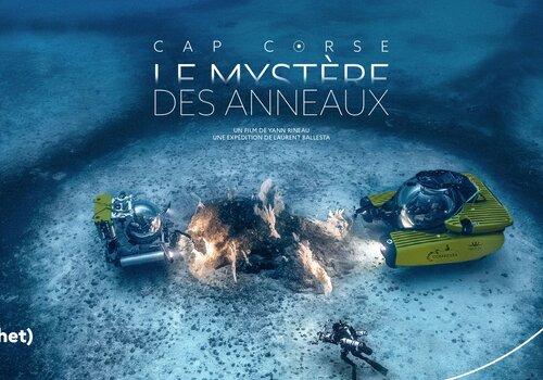 Affiche de l'avant-première du film "Cap Corse : le mystère des anneaux"