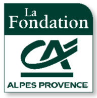 Logo indiquant "La fondation Crédit Agricole Alpes Provence"
