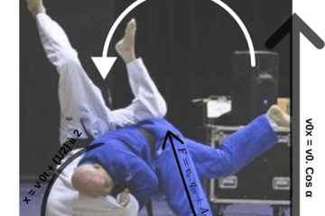 Photo de judokas en action, composé de différentes formules.