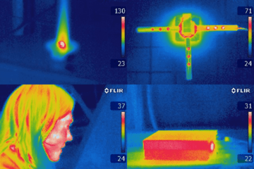 Images thermiques par caméra IR