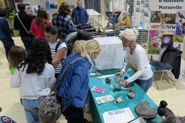 Stand animé par les membres de la Société d'Histoire Naturelle de Savoie (SHNS)