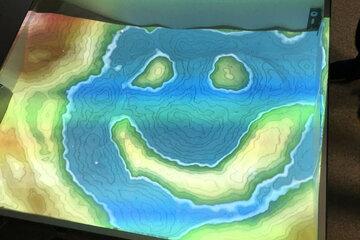 Bac à sable en réalité augmentée pour topographie