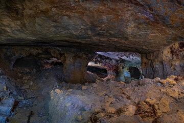 Mine souterraine en chambre et pilier