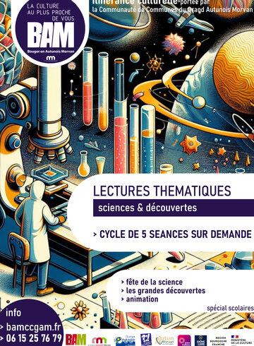 Lectures thématiques: Sciences & Découvertes Du 7 oct au 20 déc 2024