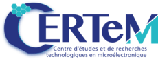 logo du CERTeM Centre d'Etudes et de Recherches Technologiques en Microélectronique