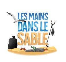 Logo de l'association "Les mains dans le sable"